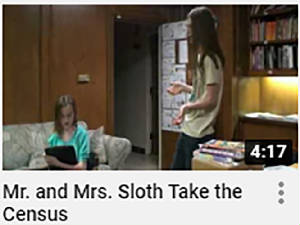 #3 "Mr. and Mrs. Sloth Take the Census"